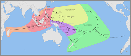 Polynesian Triangle Melanesia